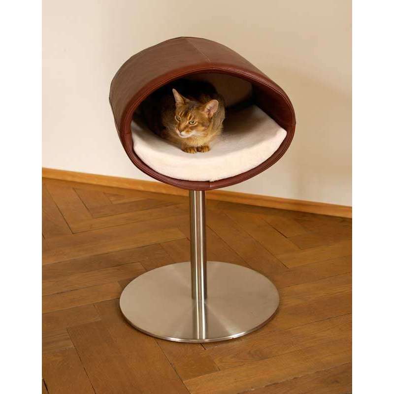 Pet Interiors Rondo Leather Cat Bed Stand