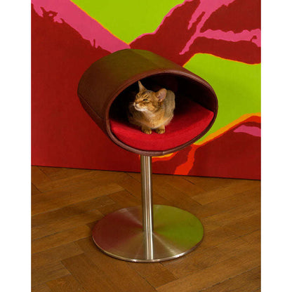 Pet Interiors Rondo Leatherette Cat Bed Stand