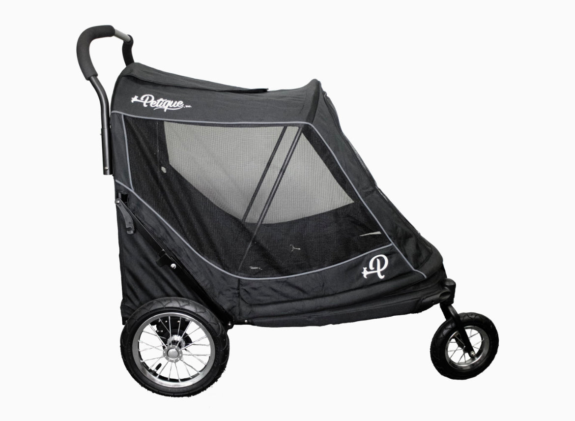 Petique Apollo Elite Pet Stroller incl. Free Rain Cover & Bike Adapter