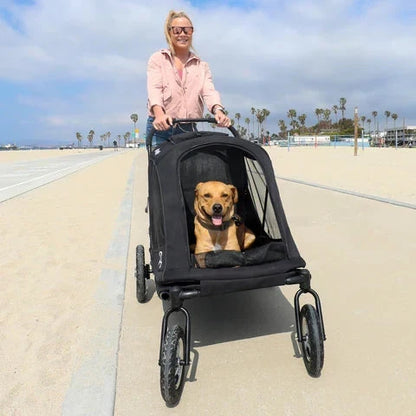 Petique Apollo Elite Pet Stroller incl. Free Rain Cover & Bike Adapter