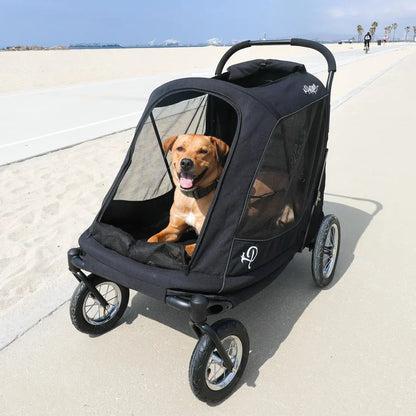 Petique Apollo Elite Pet Stroller incl. Free Rain Cover & Bike Adapter