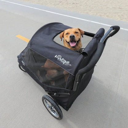 Petique Apollo Elite Pet Stroller incl. Free Rain Cover & Bike Adapter