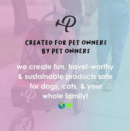 Petique Breeze Pet Jogger Stroller incl. Free Rain Cover & Bike Adapter