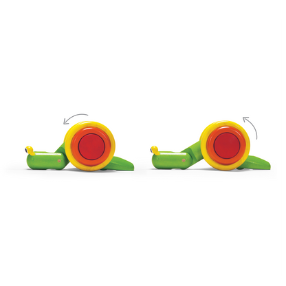 PlanToys Wooden Pull-Along Snail Toy