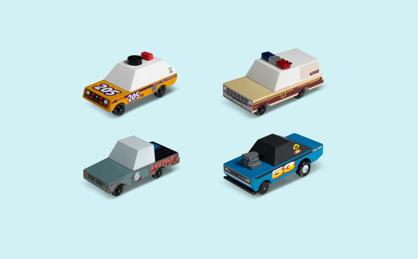 TOONS Diecast Rust Patrol 4-pack