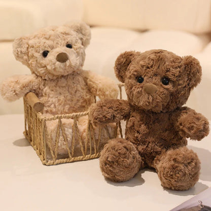30cm Cute Twisted Teddy Bear Plush Toy – Soft Cuddly Stuffed Animal Gift for Kids