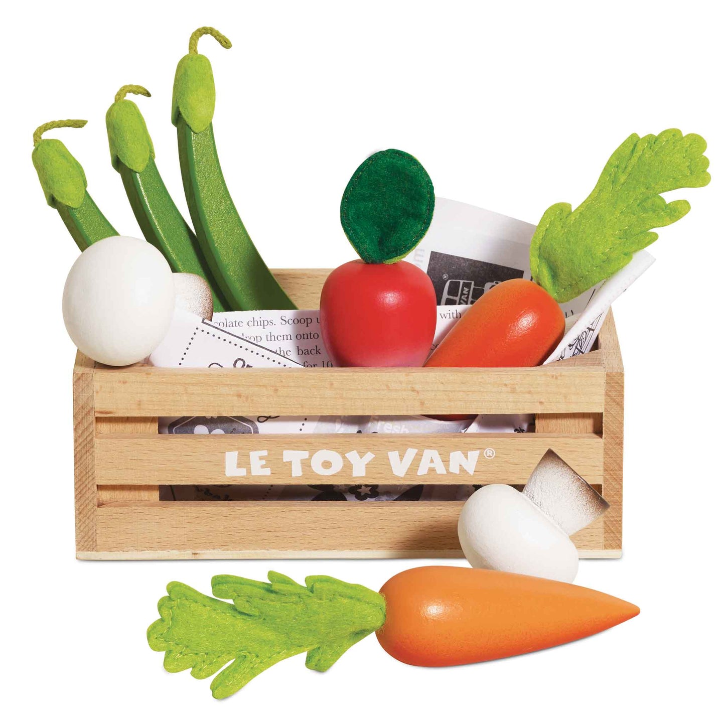 Le Toy Van Market Crate - Harvest Vegetables