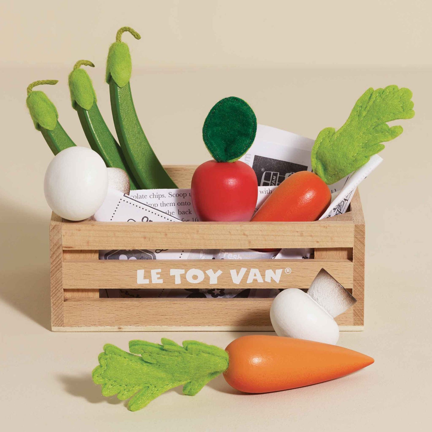 Le Toy Van Market Crate - Harvest Vegetables