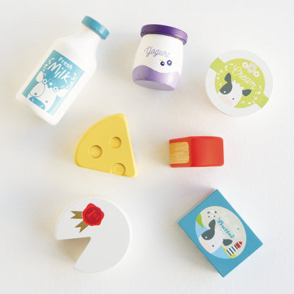 Le Toy Van Market Crate - Cheese & Dairy