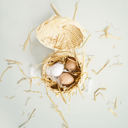 Le Toy Van Market Crate - Farm Eggs Half Dozen Crate