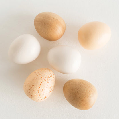 Le Toy Van Market Crate - Farm Eggs Half Dozen Crate