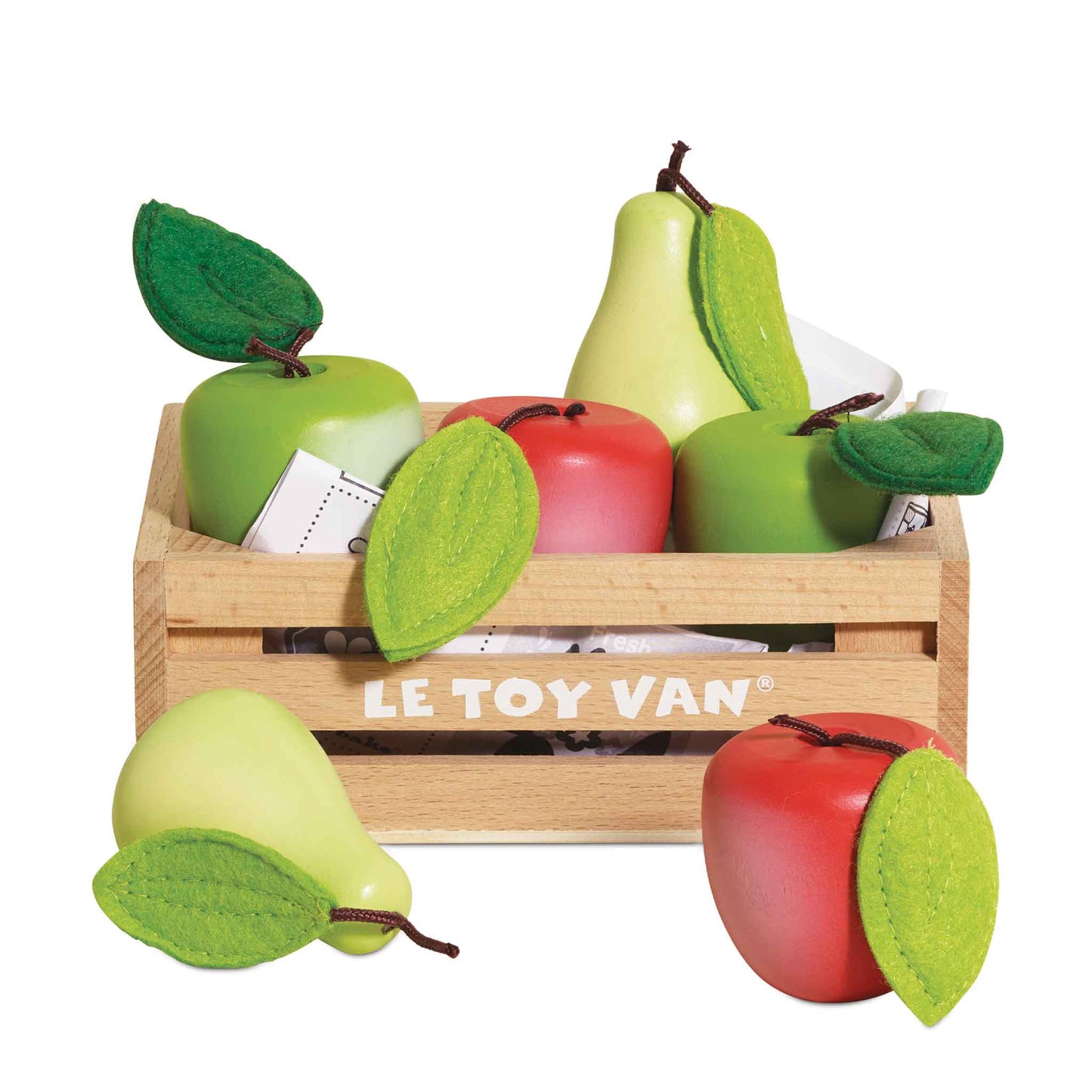 Le Toy Van Market Crate - Apples & Pears