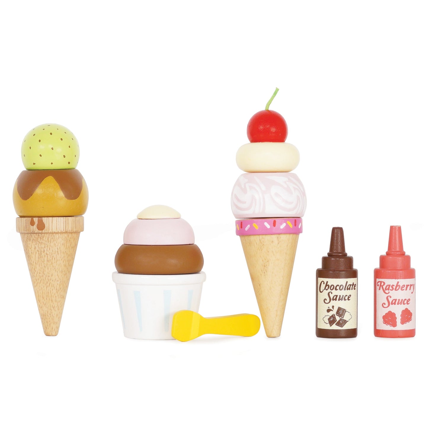 Le Toy Van Wooden Ice Cream Stand & Toppings