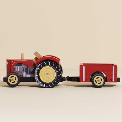 Le Toy Van Red Wooden Tractor