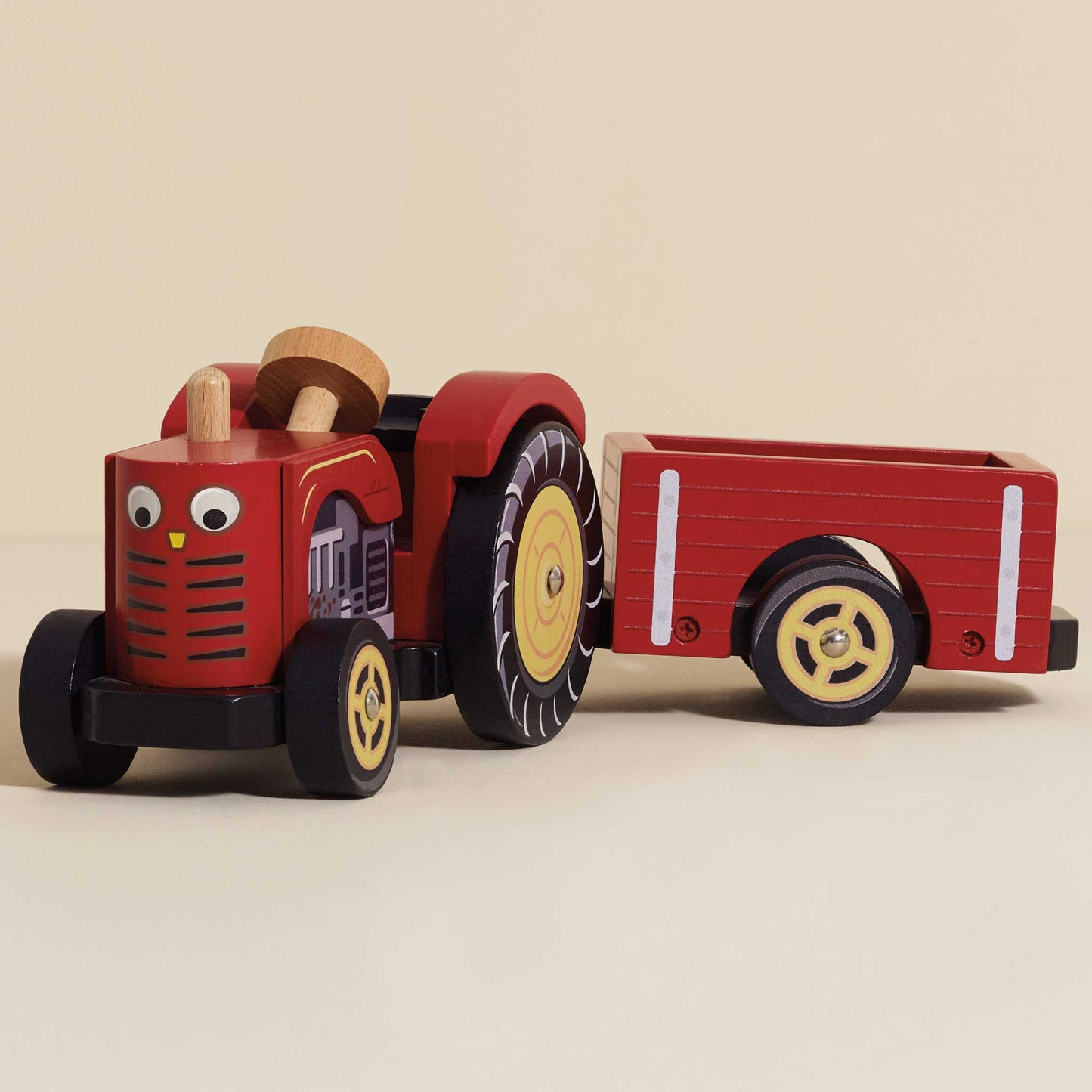 Le Toy Van Red Wooden Tractor