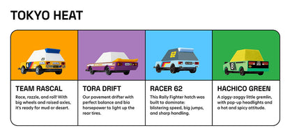 TOONS Diecast Race Car - Tokyo Heat 4-pack