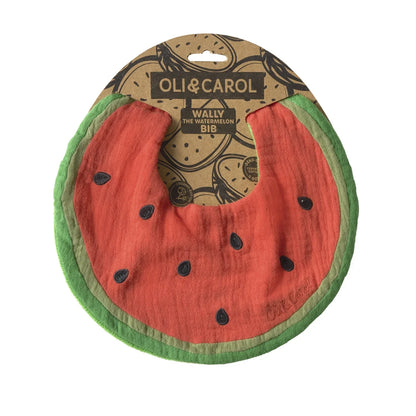 Oli&Carol Wally the Watermelon Feeding Bib