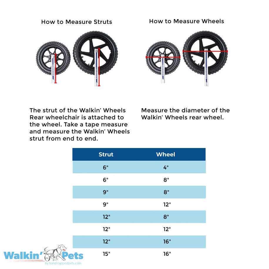 Walkin Wheels® LARGE Dog Front Wheel Attachment