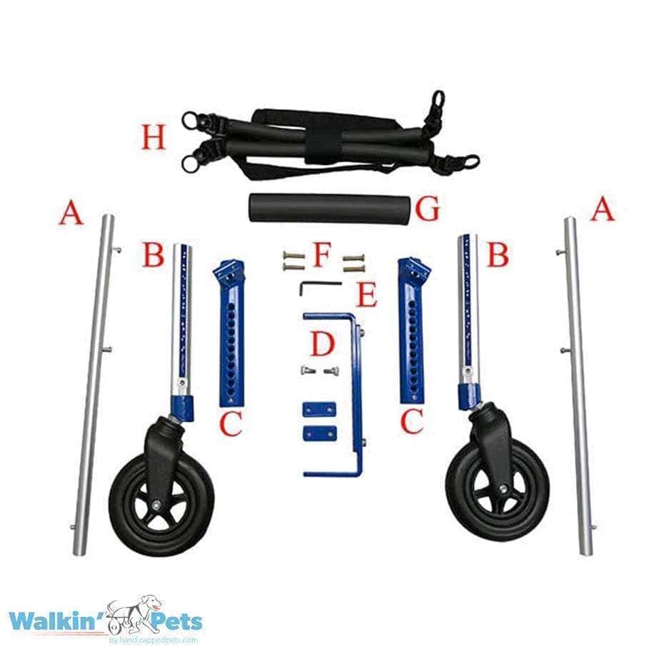 Walkin Wheels® LARGE Dog Front Wheel Attachment