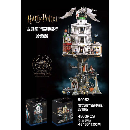 4803PCS Gringotts Wizarding Bank - Collectors' Edition 76417（KING brands high-quality version）