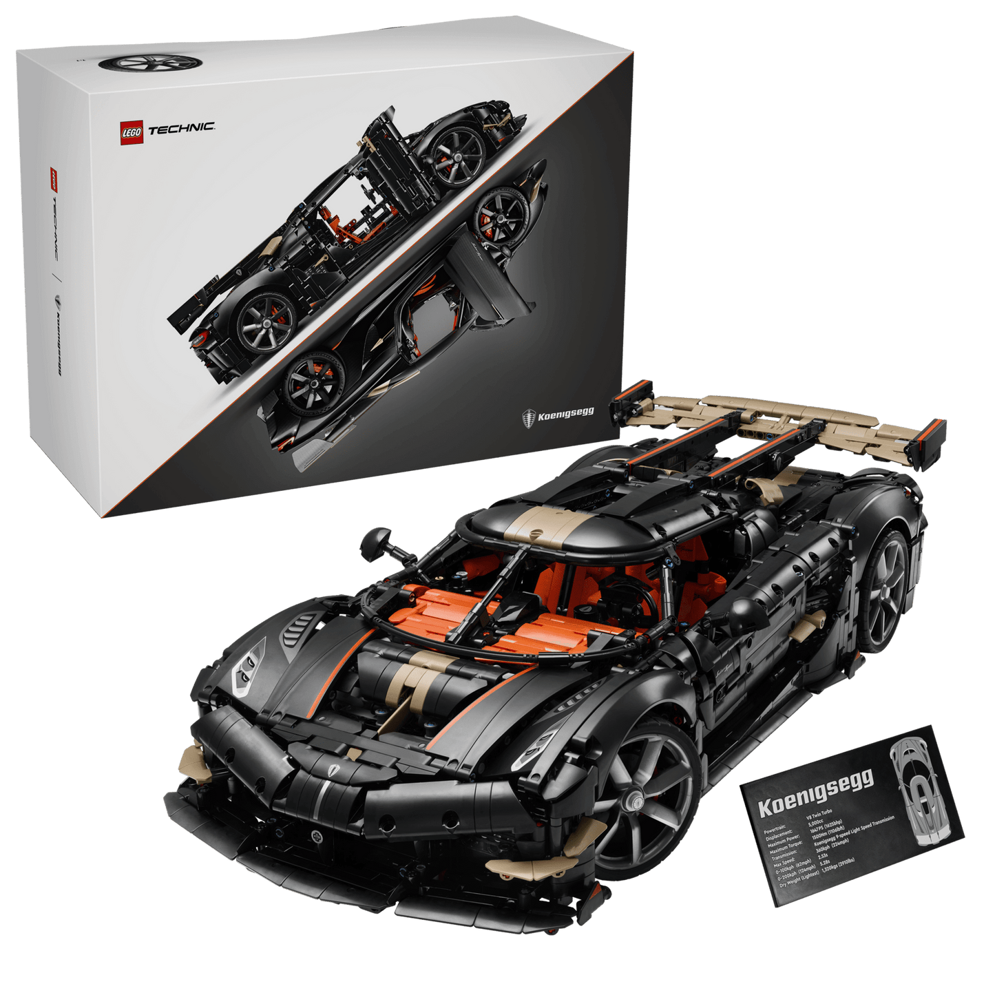 LEGO Technic Koenigsegg Sadair's Spear Megacar Building Set