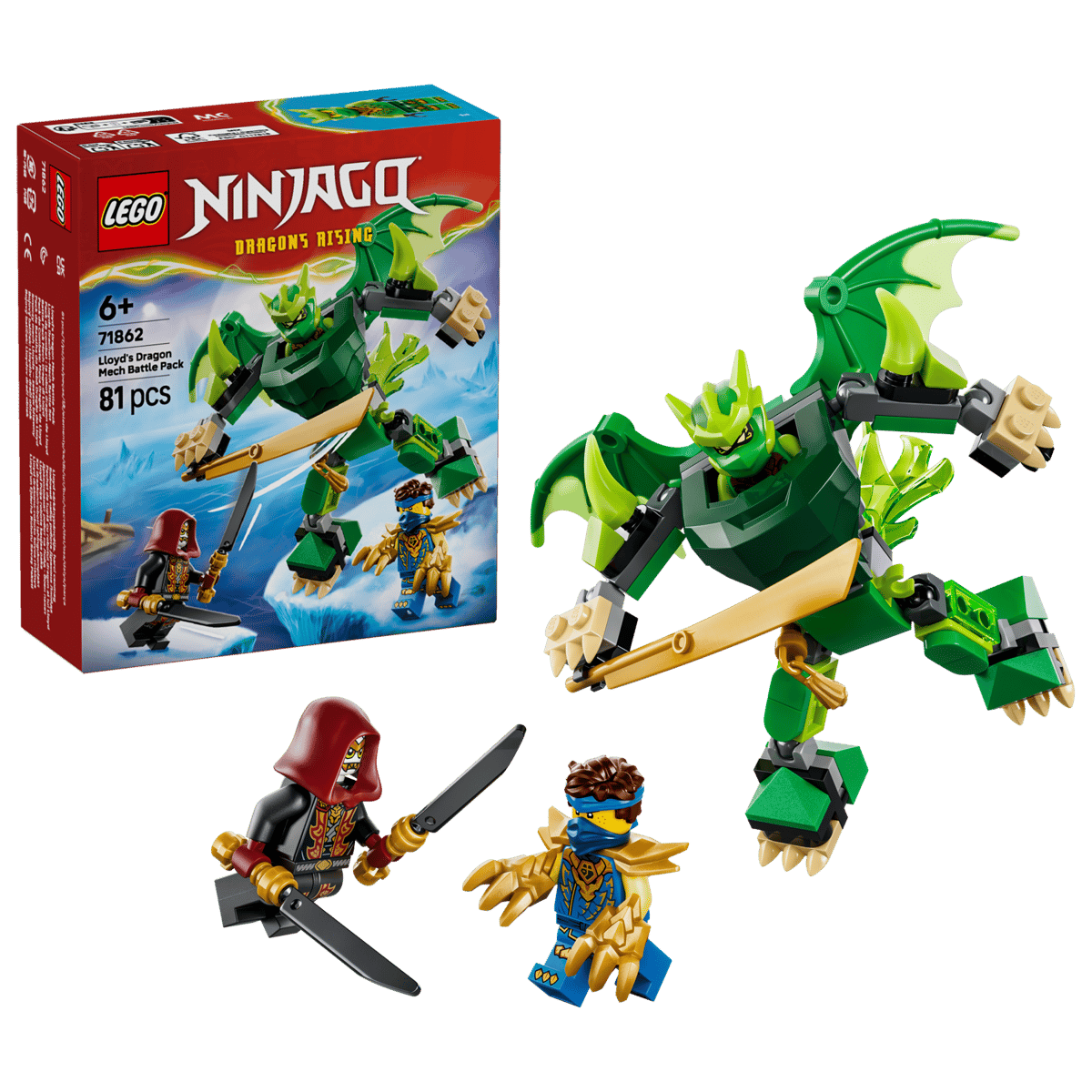 LEGO NINJAGO Lloyd's Dragon Mech Battle Pack Building Set 71862