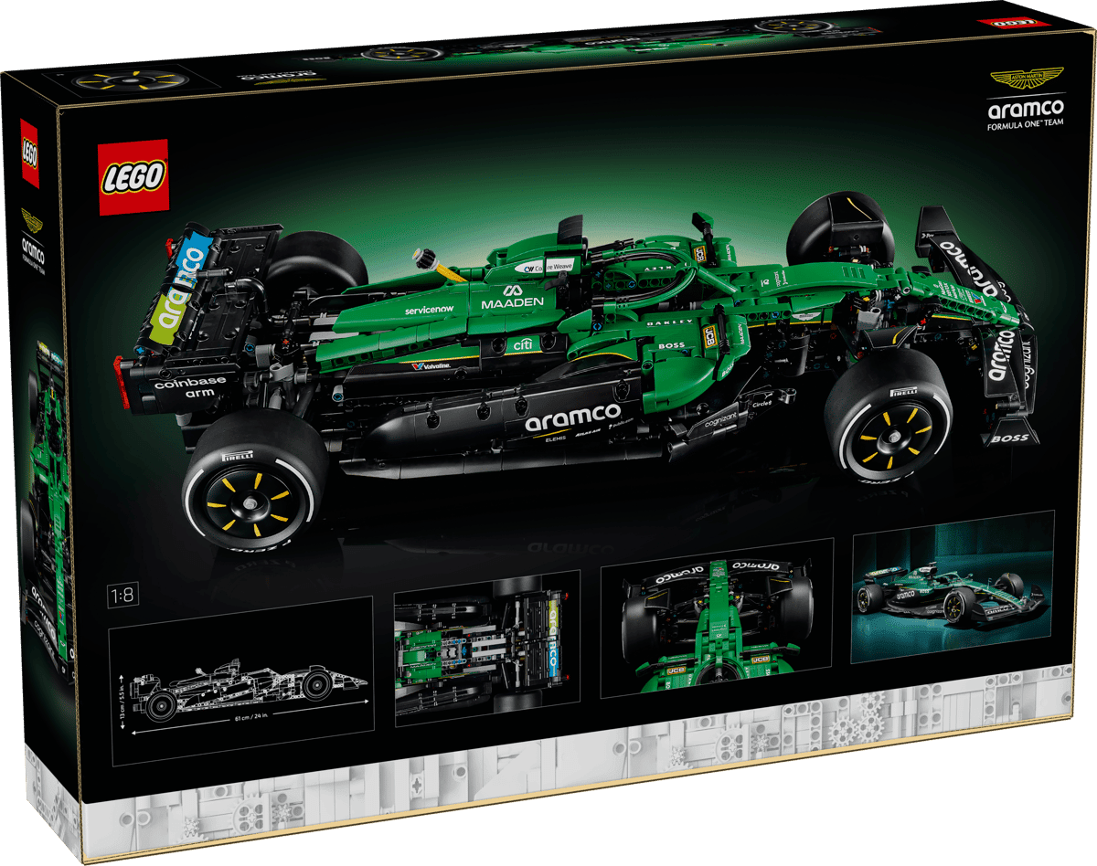 LEGO Speed Champions Aston Martin Aramco AMR25 F1 Car Building Set
