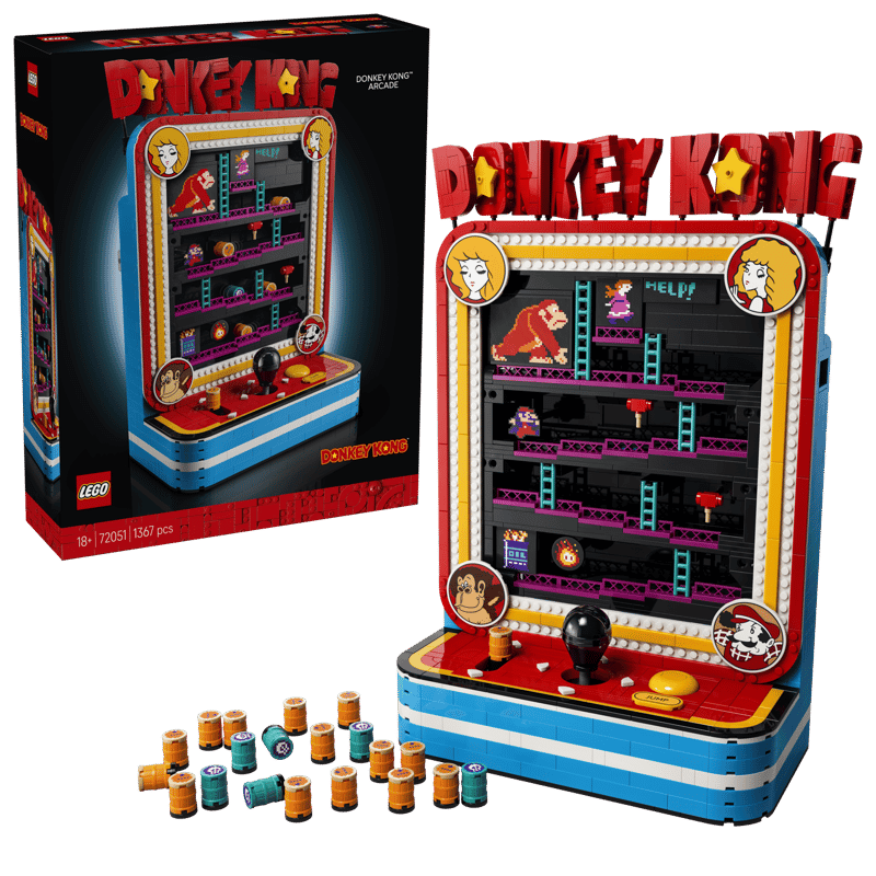 LEGO Super Mario Donkey Kong Arcade Building Set 72051