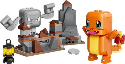 LEGO Pokémon Charmander and Geodude's Cavern Clash Building Set 72157