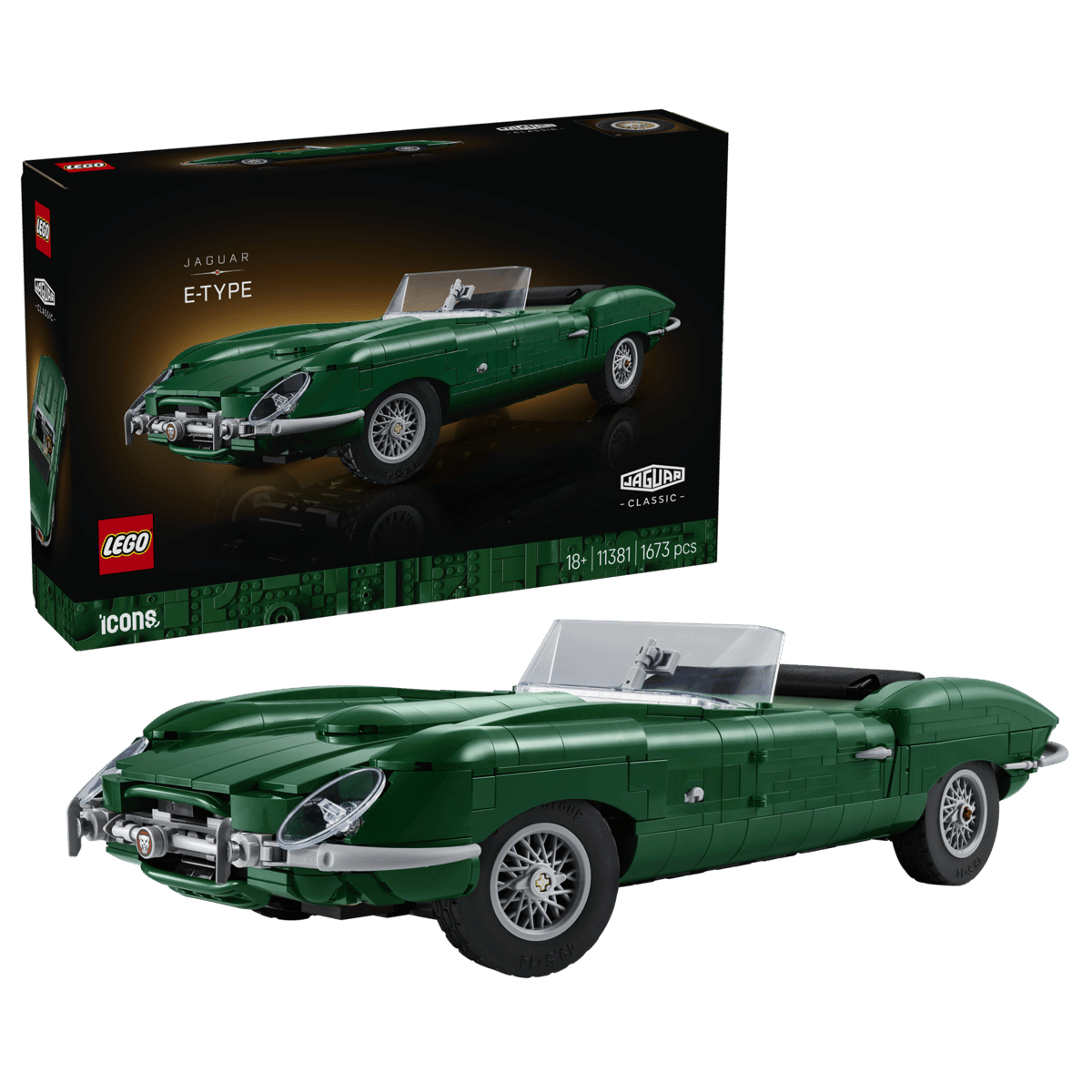 LEGO Icons Jaguar E-Type Building Set 11381