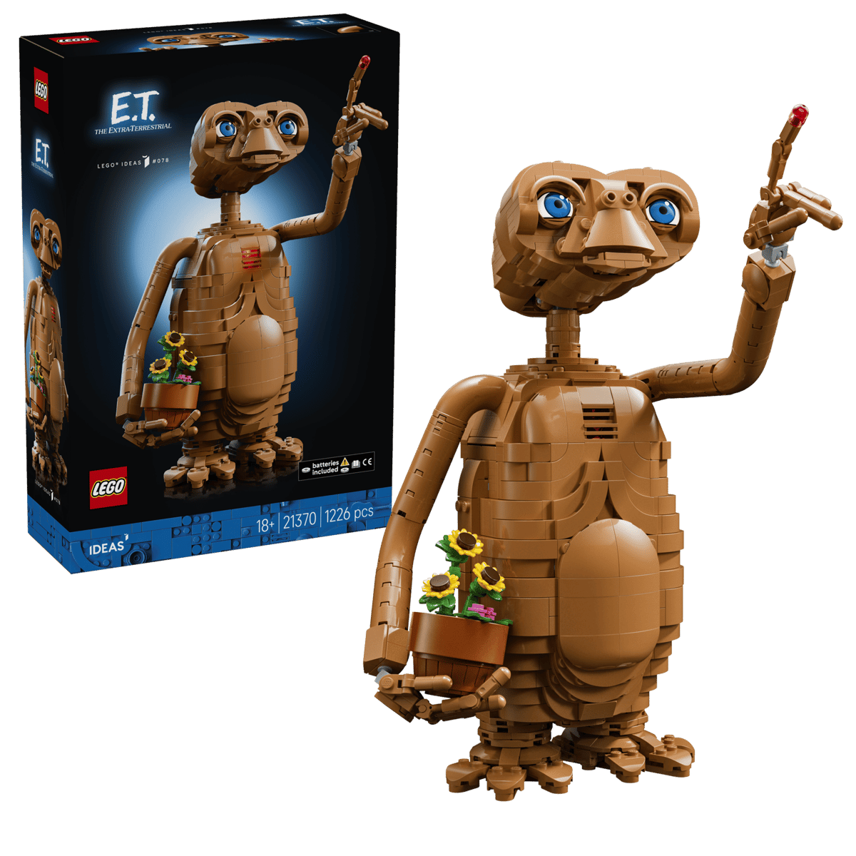 LEGO Ideas E.T. the Extra-Terrestrial Building Set 21370