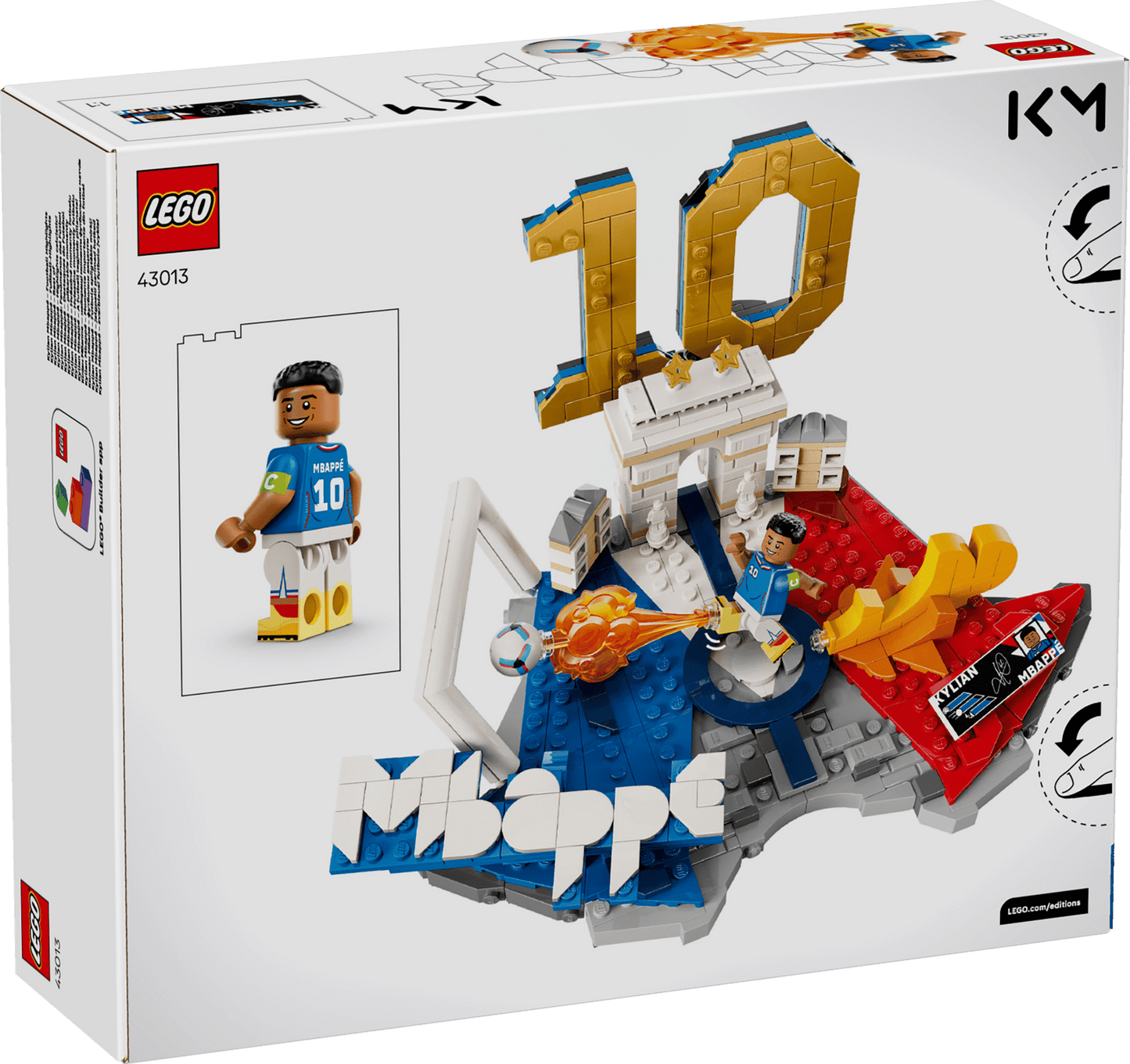 LEGO Editions Kylian Mbappé Football Highlights Building Set 43013
