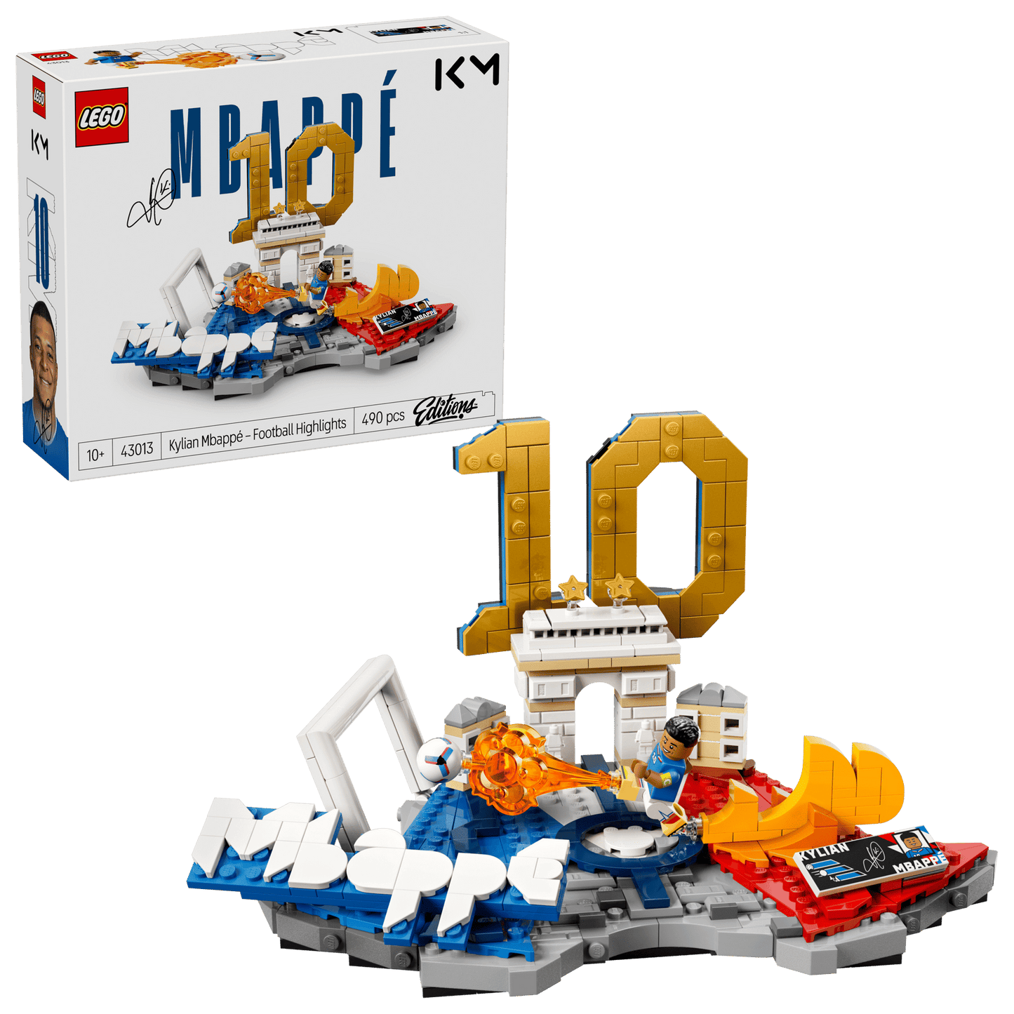 LEGO Editions Kylian Mbappé Football Highlights Building Set 43013