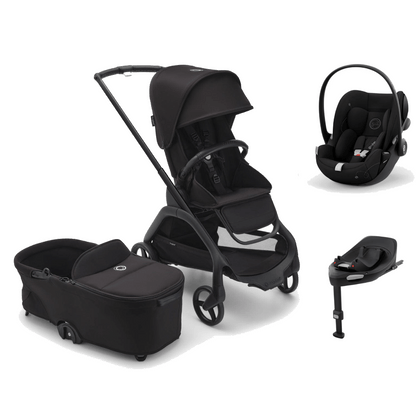 Bugaboo Dragonfly (Cloud G) Travel System - Midnight Black