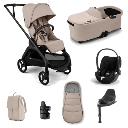 Bugaboo Dragonfly Plus (Cloud T) Travel System - Desert Taupe