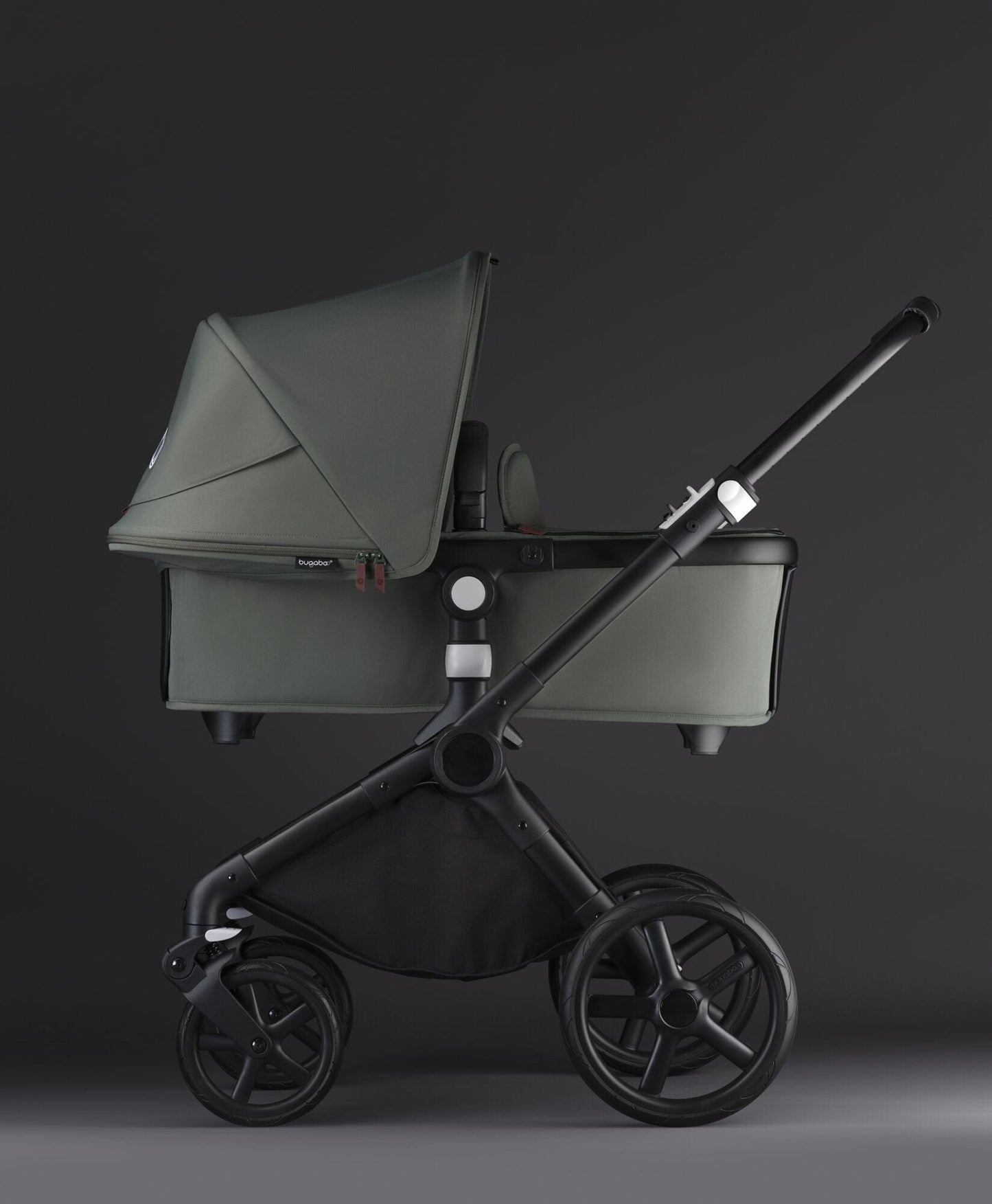 Bugaboo Fox Cub Cabriofix i-Size Travel System - Black/Forest Green