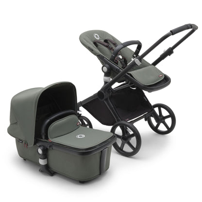 Bugaboo Fox Cub Cabriofix i-Size Travel System - Black/Forest Green