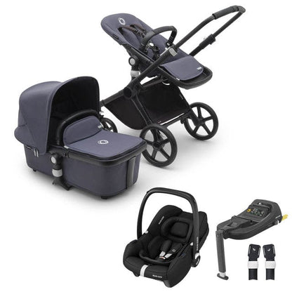 Bugaboo Fox Cub Cabriofix i-Size Travel System - Black/Stormy Blue