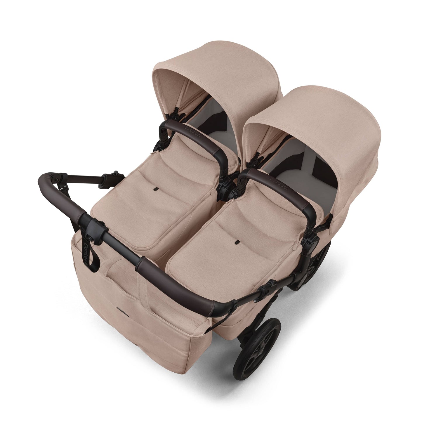 Bugaboo Donkey 6 Twin (Cloud T Plus) Travel System - Desert Taupe/Cozy Beige