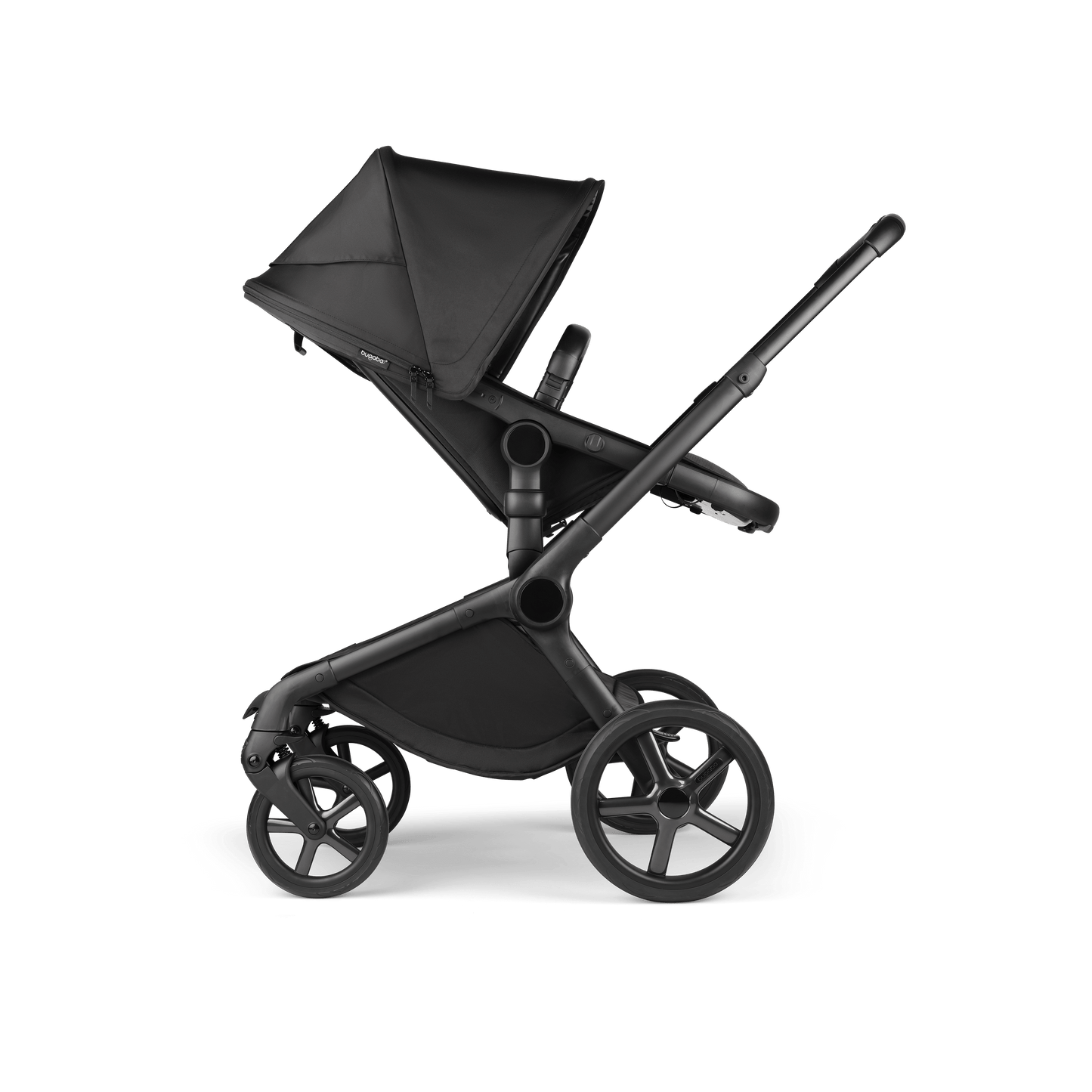 Bugaboo Fox 5 (Coral Slide PRO) Travel System - Noir Limited Edition, Black Moonlight