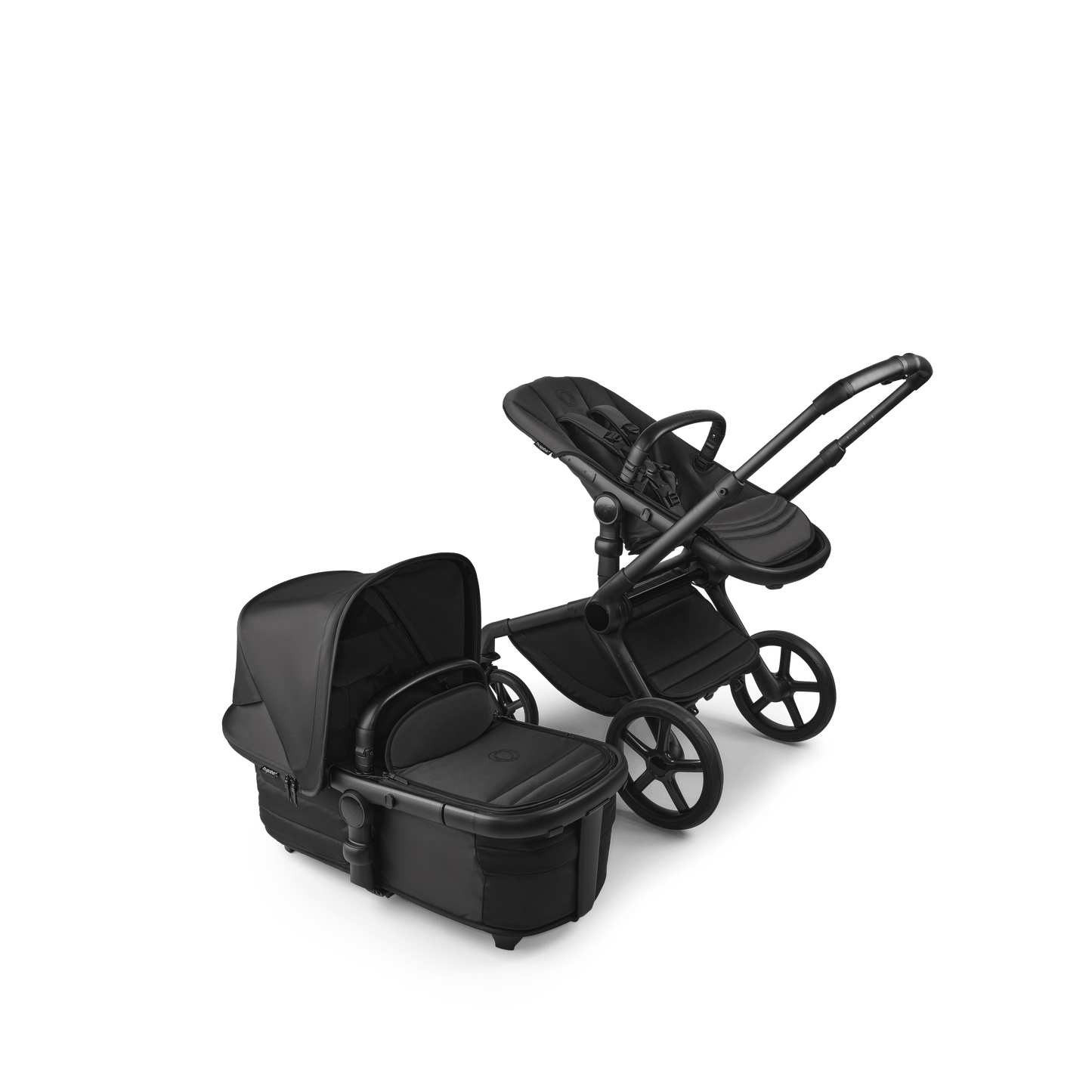 Bugaboo Fox 5 (Cloud G) Travel System, Noir Limited Edition - Black Moonlight