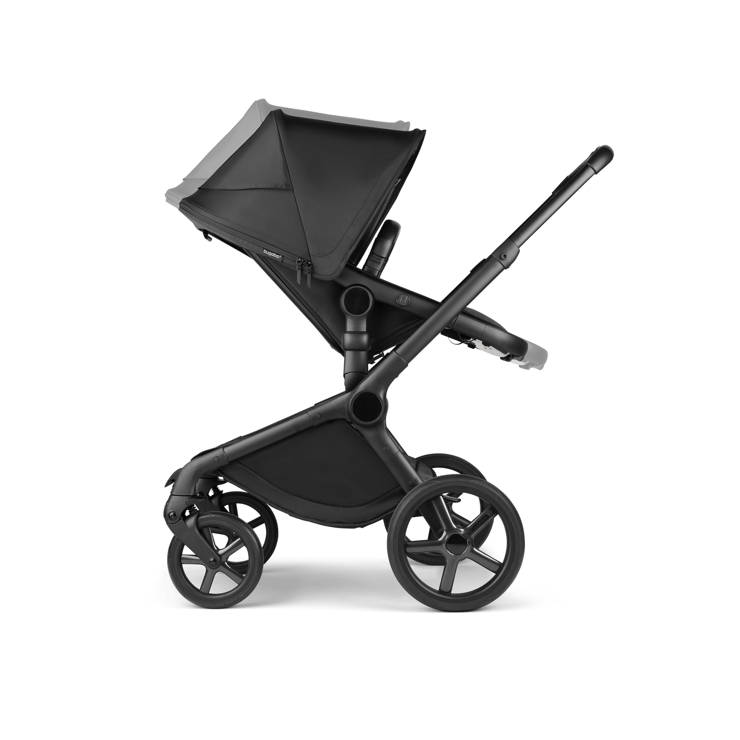 Bugaboo Fox 5 (Pebble Slide PRO) Travel System - Noir Limited Edition, Black Moonlight