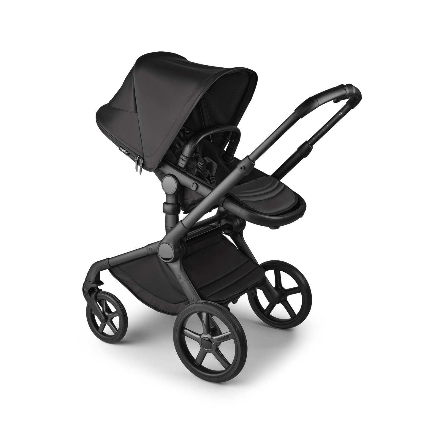 Bugaboo Fox 5 (Coral Slide PRO) Travel System - Noir Limited Edition, Black Moonlight
