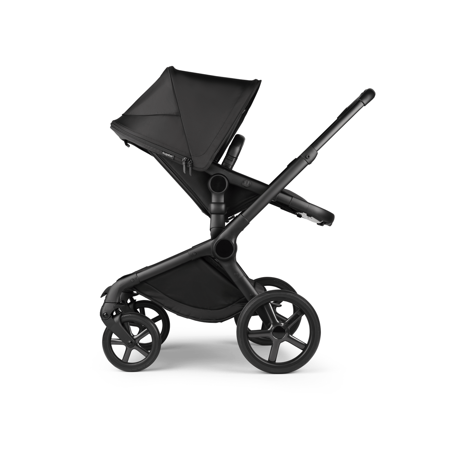 Bugaboo Fox 5 (Pebble Slide PRO) Travel System - Noir Limited Edition, Black Moonlight