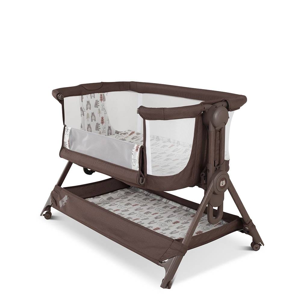 Cosatto Close to Me Folding Bedside Crib - Bear Hug