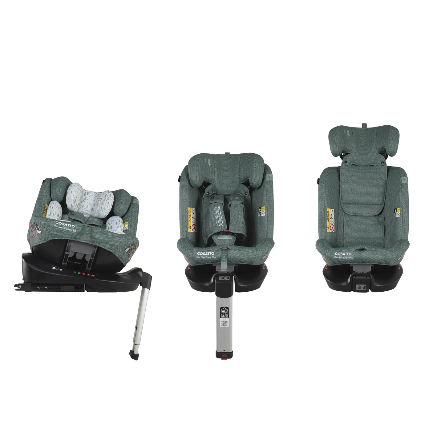 Cosatto Get Set Grow Plus i-Size 360 Car Seat - Tiny Treetops