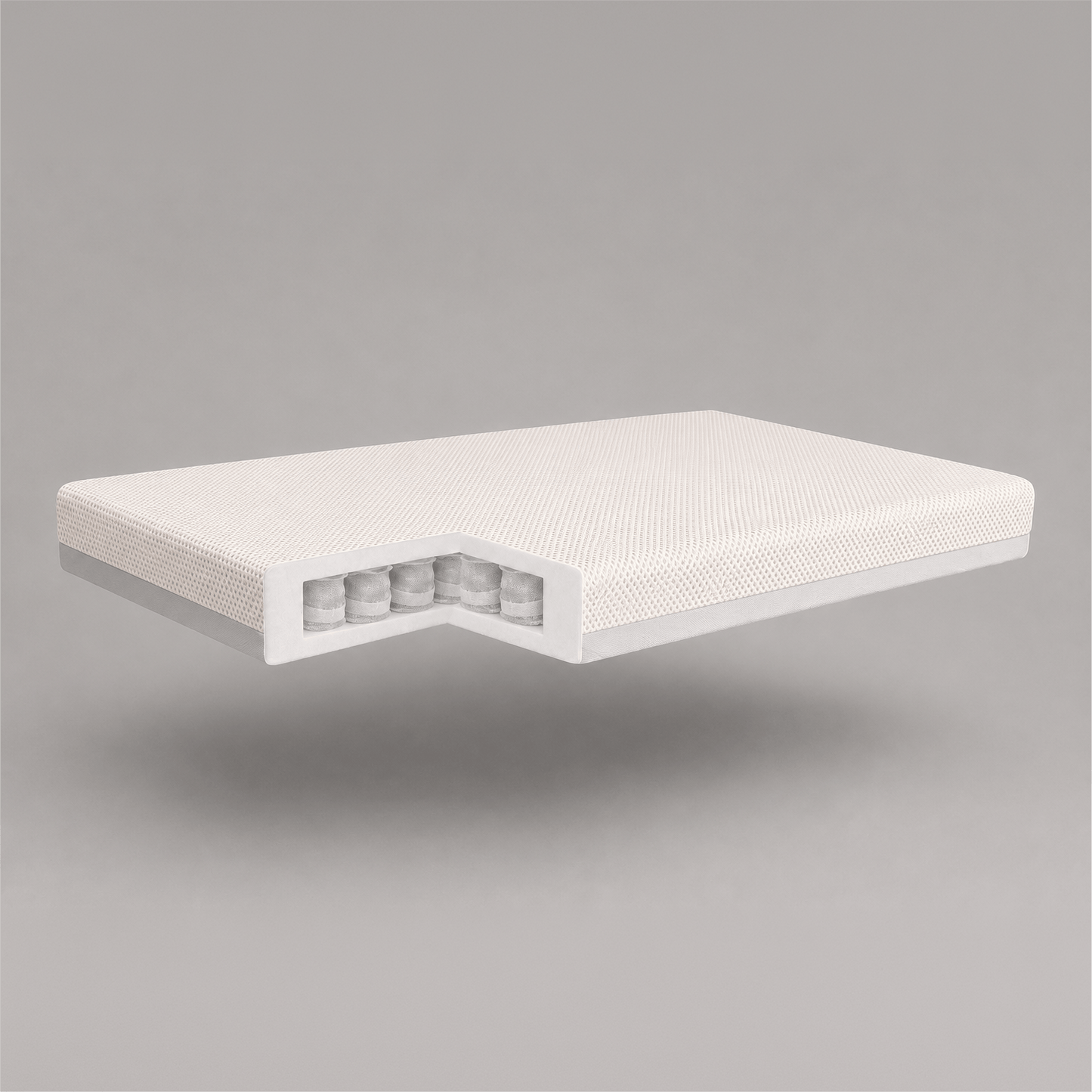 CuddleCo Signature Hypo-Allergenic Bamboo Pocket Sprung Cot Mattress 120 x 60cm