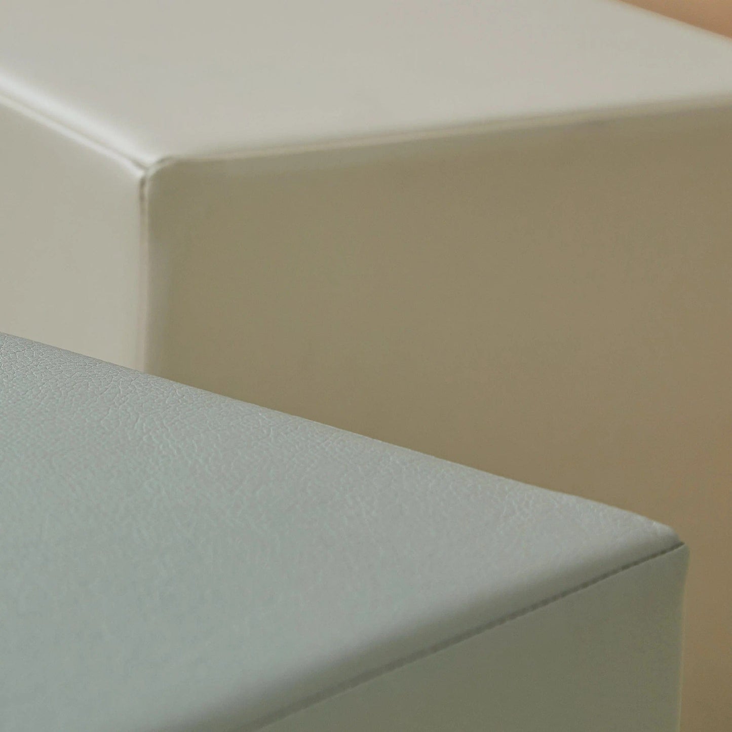 CuddleCo Soft Play Cubes 2 Piece - Sea Salt & Pebble
