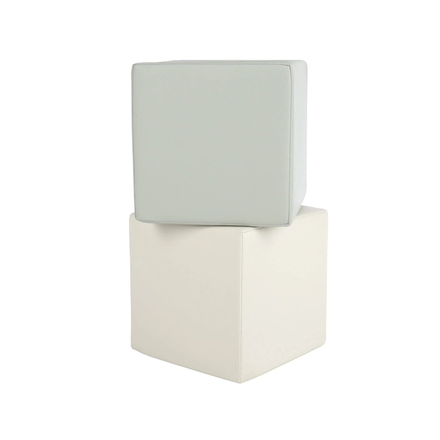 CuddleCo Soft Play Cubes 2 Piece - Sea Salt & Pebble
