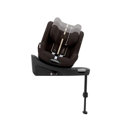 Cybex Sirona Gi i-Size PLUS 360° Rotating ISOFIX Toddler Car Seat - Chocolate Brown